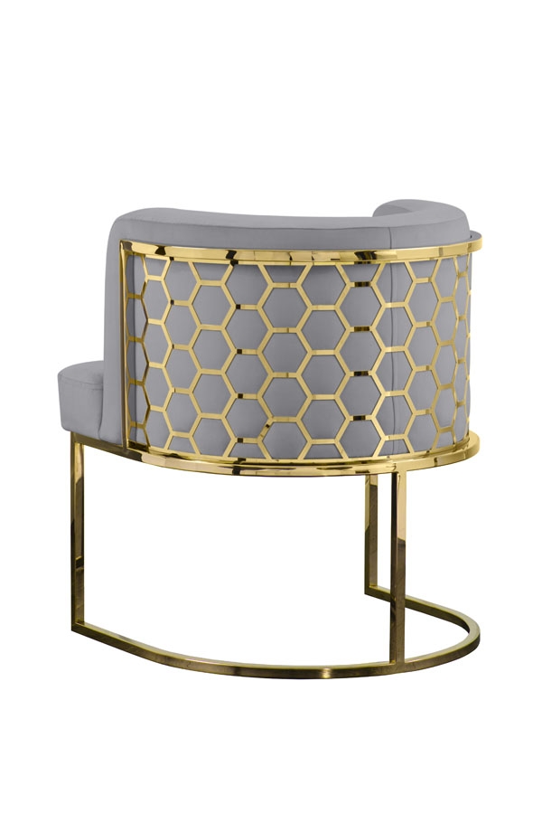 brass chair