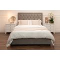 Zeno Upholstered Bed Feather Grey