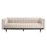 Metz Three Seater Sofa - Chalk