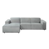 Pebble Large Left hand Corner Sofa – Dove Grey