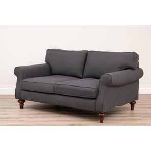 (ID:37169) Two seater sofa - Charcoal Grey