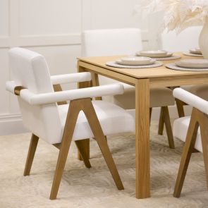 Archie Dining Chair – Ivory