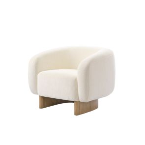 Barnaby Armchair – Ivory Chenille