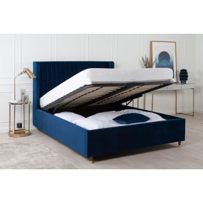 (ID:37245) Baxter Storage Bed -B11 - King size- Royal Blue