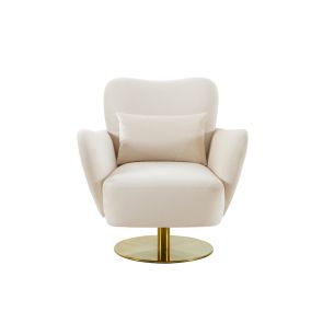 (ID:37167) Bronson Swivel Chair - C-342 - Chalk