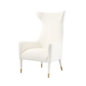 Delta Armchair – Ivory Chenille 