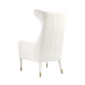 Delta Armchair – Ivory Chenille 