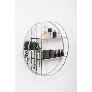 (ID:37253) Elise - QL-18 - Mirror Wall Shelf - Polished Stainless Steel