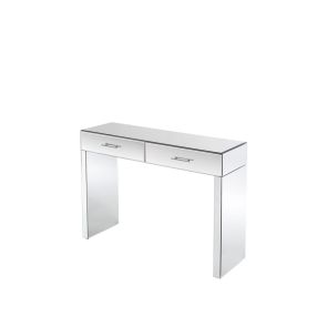 Harper Mirrored Console Table – Silver Details