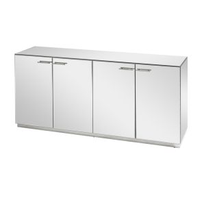 Harper Mirrored Sideboard – Silver Details