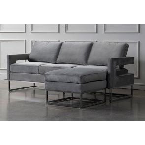 Kenza Footstool  - Dove Grey