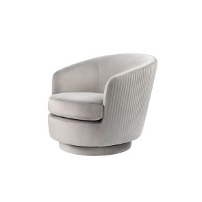 Melville Swivel Chair – Dove Grey