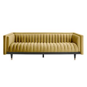 Metz Three Seater Sofa - Olive