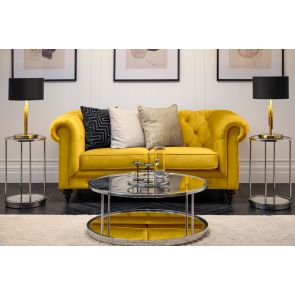 Monty Two Seat Sofa - Mustard