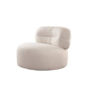 Mush Swivel Chair Natural Linen