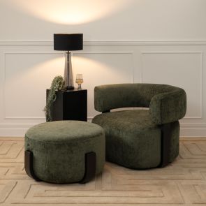 Pax Footstool – Forest Green