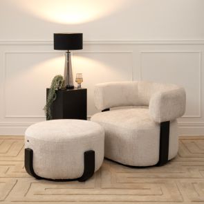 Pax Footstool – Light Taupe