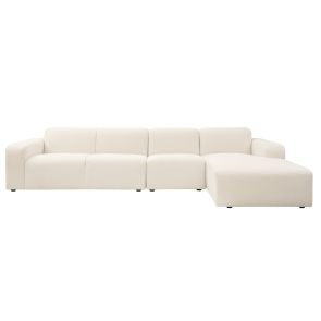 Pebble Large Right Hand Corner Sofa – Calico 