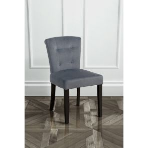 Positano Dining Chair with Back Ring - Smoke