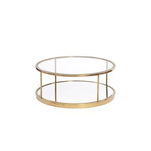(ID:37083) Rippon RB-12 -Brass - Circular Coffee Table 
