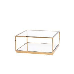 Rippon Brass Square Coffee Table