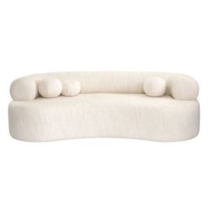 Rolls Three Seat Sofa Natural Linen