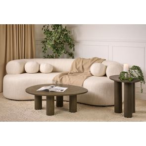 Rolls 3-Sitzer Sofa Naturleinen