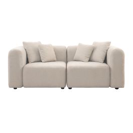 Dune Two Seat Sofa – Parchment