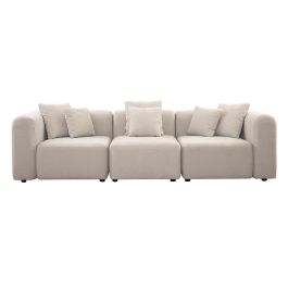 Dune Three Seat Sofa – Parchment