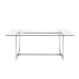 Quad Silver Dining Table