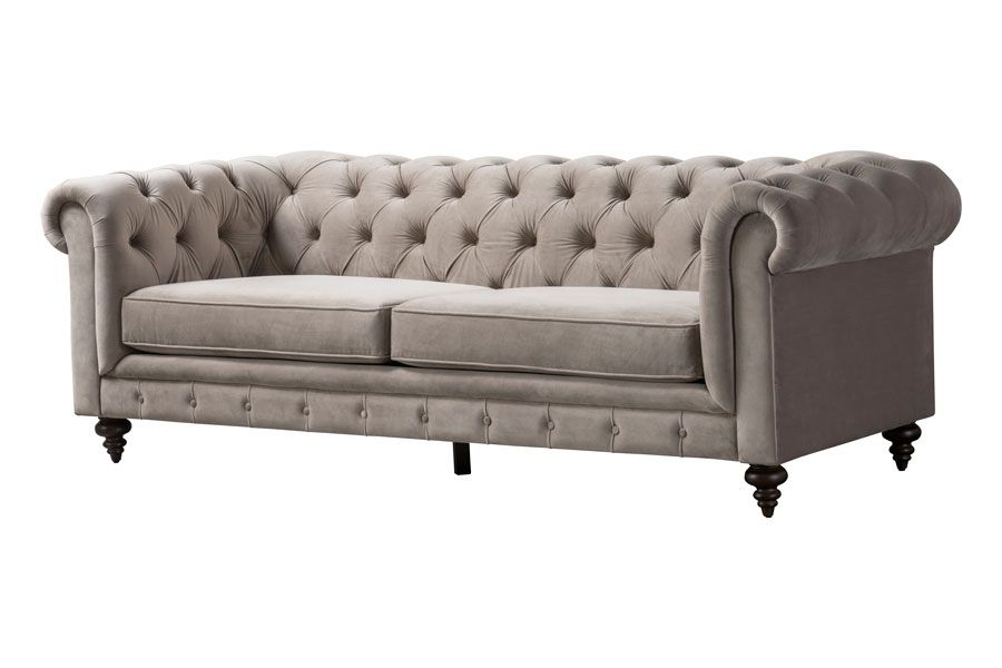 My-furniture/Monty Three Seat Sofa – Taupe