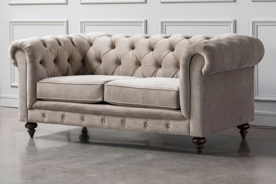 My-furniture/Monty Two Seat Sofa – Taupe