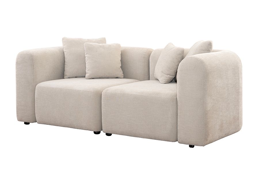 Dune Two Seat Sofa – Parchment