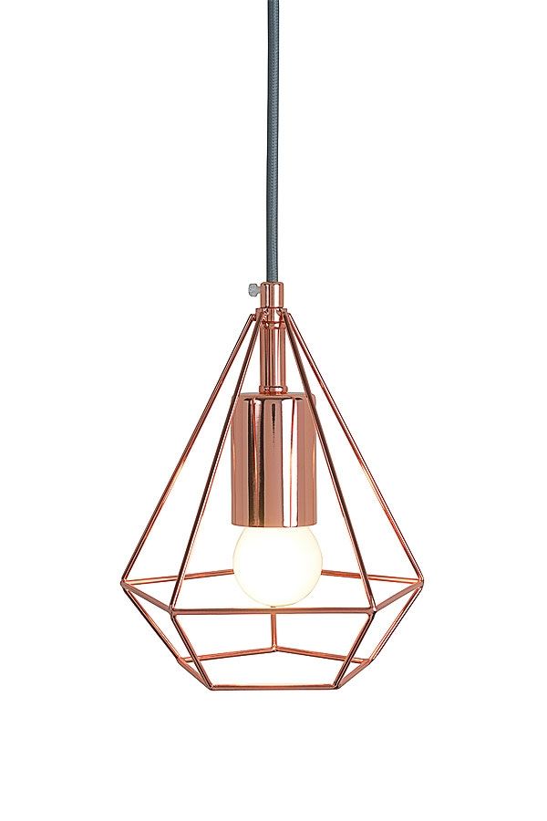 My Furniture/ geometric rose gold/geometric copper / pendant / light